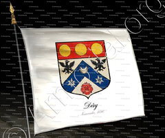 drapeau-DÉRY_Normandie, 1696._France