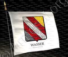 drapeau-WASSER_Meran (Tirol)._Saint-Empire romain germanique, Italie.