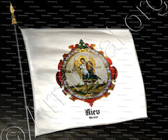 drapeau-KIEV_Ukraine, 1672._Russie