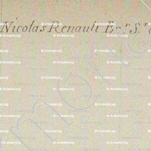 RENAULT de Massignat_Armorial de France 1696-1710, Ch. d'Hozier, Reg. Poitou_France (1)