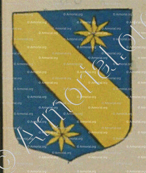 ANGELIN (Alsace)_Blason enregistré sous le règne de Louis XIV_France 