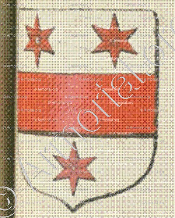 de BARDOUIN (La Rochelle)_Blason enregistré sous le règne de Louis XIV._France