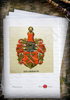 velin-d-Arches-BROMBACH_Wappenbuch der Stadt Basel . B.Meyer Knaus 1880_Schweiz
