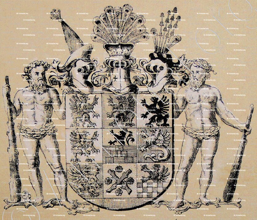 HERZOGTUM POMMERN_Preussen. Wappenbuch J. Siebmachers (1856)_Heiliges Römisches Reich (17. Jahrhundert)