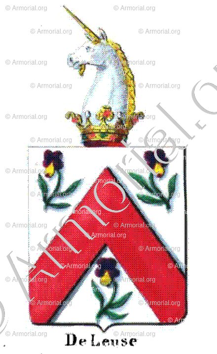 DE LEUSE_Armorial royal des Pays-Bas_Europe