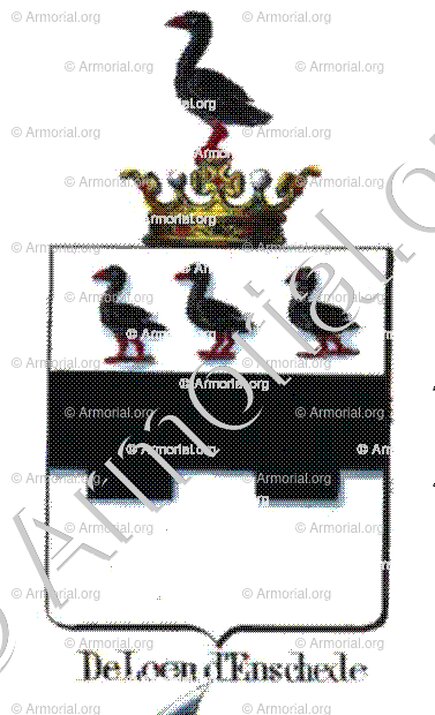 DE LOEN D'ENSCHEDE_Armorial royal des Pays-Bas_Europe
