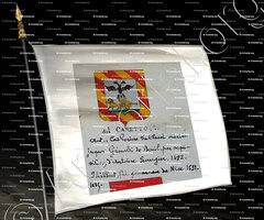 drapeau-Del CARETTO - Armorial Nice. (J. Casal, 1903) (Bibl. mun. de Nice) - France (i)