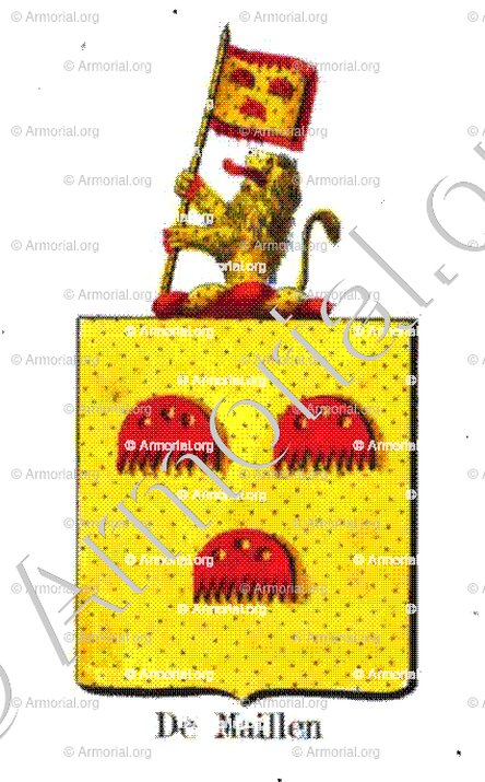 DE MAILLEN_Armorial royal des Pays-Bas_Europe