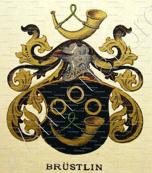 BRÜSTLIN_Wappenbuch der Stadt Basel . B.Meyer Knaus 1880_Schweiz