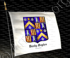 drapeau-DANTY-SAPTES_Languedoc_France
