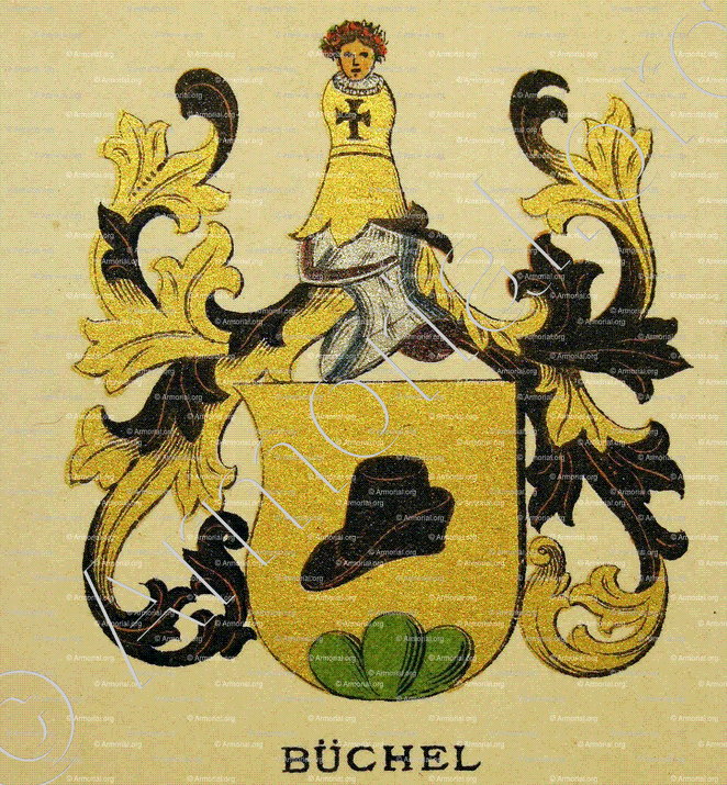 BÜCHEL_Wappenbuch der Stadt Basel . B.Meyer Knaus 1880_Schweiz