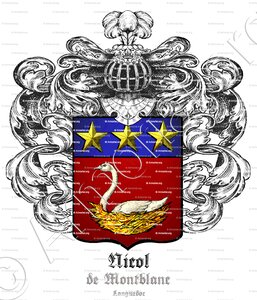 NICOL de MONTBLANC