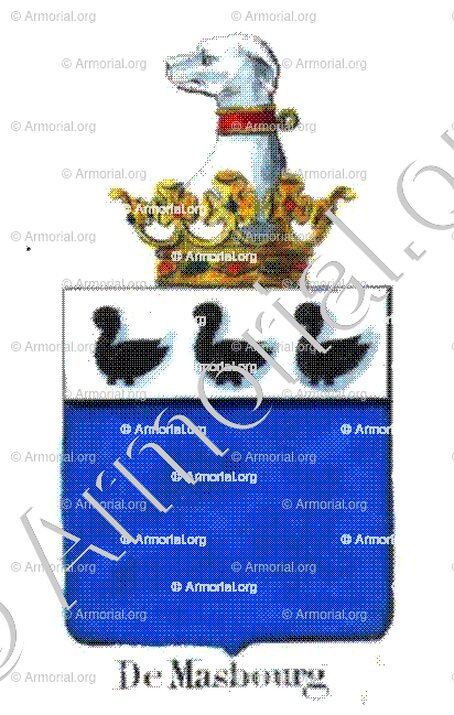 DE MASBOURG_Armorial royal des Pays-Bas_Europe