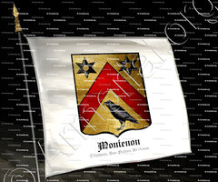 drapeau-MONTENON_Limousin, Bas-Poitou, Bretagne._France