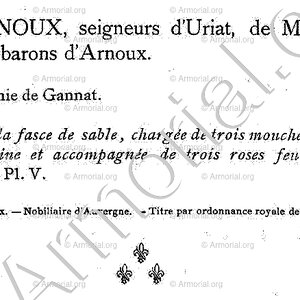 d'ARNOUX_Armorial du Bourbonnais (Cte G. de Soultrait, 1890)_France (ii)
