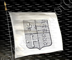 drapeau-de JAUBERT seigneurs de Rassiols_Quercy_France