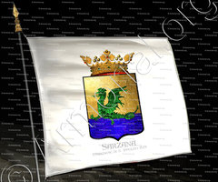 drapeau-SARZANA_Marchese di S. Ippolito 1579. Sicilia._Italia (i)