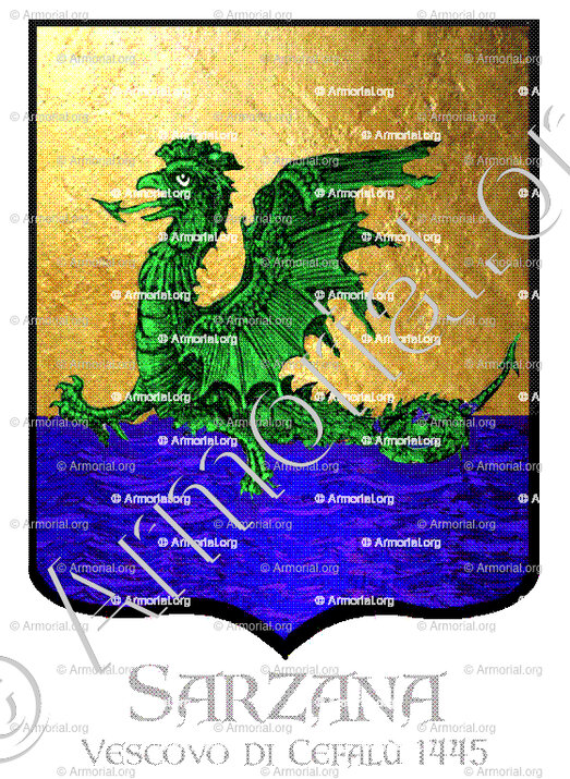 SARZANA_Vescovo di Cefalù 1445. Sicilia._Italia (i)