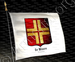 drapeau-de RIVES_Languedoc_France