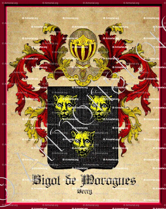 BIGOT de MOROGUES_Berry_France