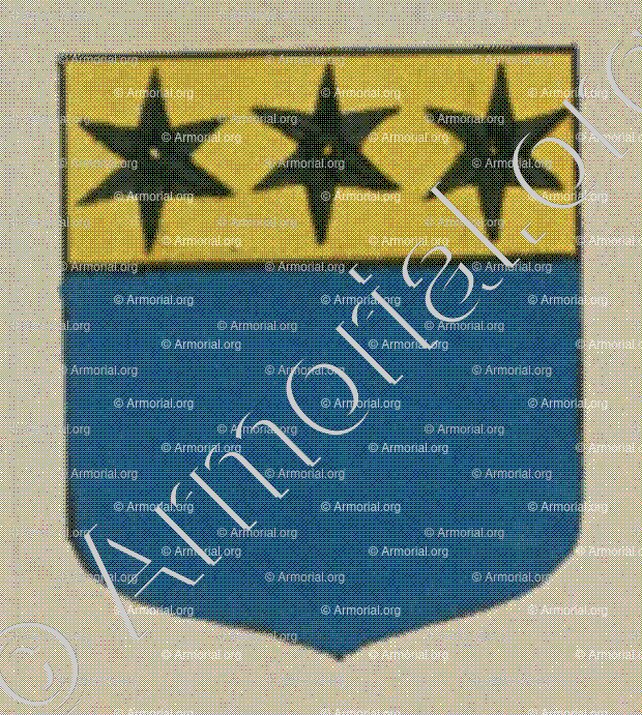 ESTRINGER (Alsace)_Blason enregistré sous le règne de Louis XIV_France 