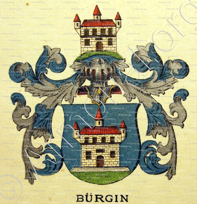 BÜRGIN_Wappenbuch der Stadt Basel . B.Meyer Knaus 1880_Schweiz