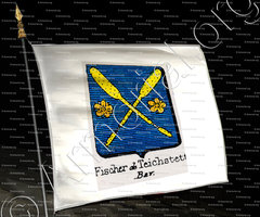 drapeau-FISCHER de TEICHSTETT_Bavière_Allemagne