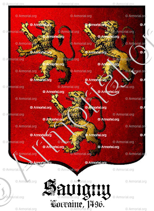 SAVIGNY_Lorraine, 1496._France (i)