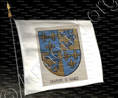 drapeau-DAUPHINS de FRANCE_Bourbonnais_France