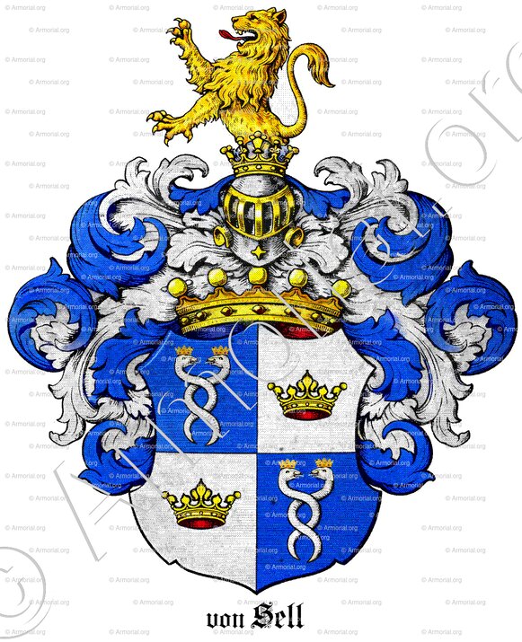 SELL (von) ehemals SELLE_Mecklenburg, Preußen, Hessen._Deutschland.