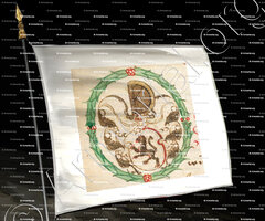 drapeau-von  ADELMANNS-FELDEN_Wappenzeichnung aus einer Haller Chronik_Deutschland