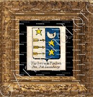 cadre-ancien-or-FISCHER ou Von FISCHEN_Pommeranie, Pays de Lauenbourg_Allemagne
