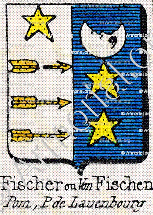 FISCHER ou Von FISCHEN_Pommeranie, Pays de Lauenbourg_Allemagne