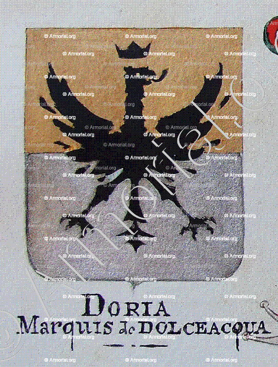 DORIA de DOLCEACQUA_Armorial Nice. (J. Casal, 1903) (Bibl. mun. de Nice)_France (i)
