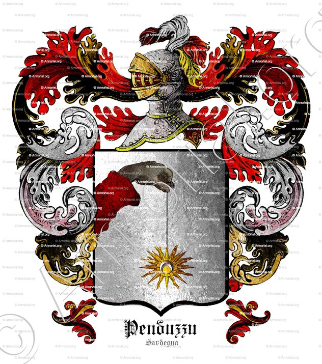 PENDUZZU_Famiglia nobile. Sardegna_Italia..