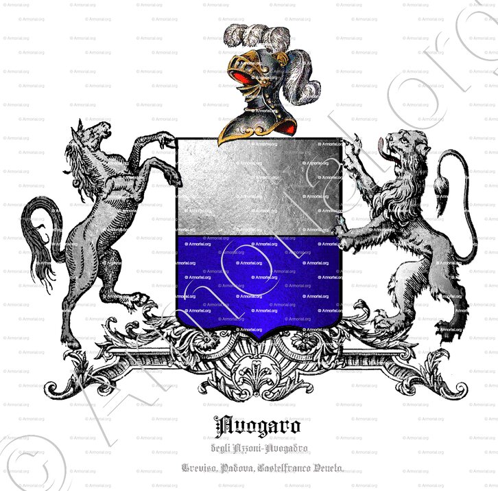 AVOGARO_Degli Azzoni-Avogrado. Trveviso, Padova, Castelfranco Veneto._Italia