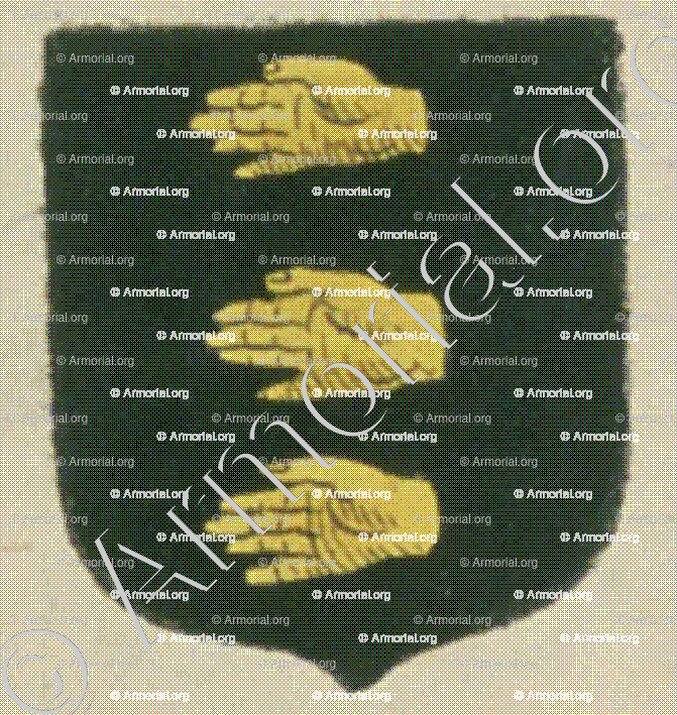de BONNEFOI (La Rochelle)_Blason enregistré sous le règne de Louis XIV._France
