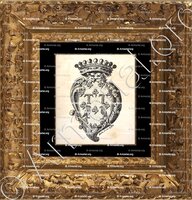 cadre-ancien-or-GAILLARD de LA ROCHE_Capitaine de galère du Roi Louis XIV_France