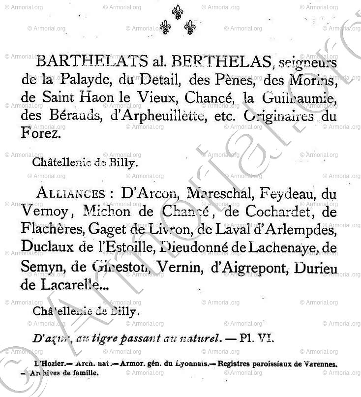 De BARTHELATS