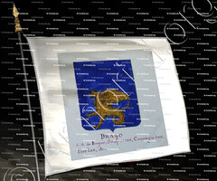 drapeau-DRAGO (de Boyon)_Armorial Nice. (J. Casal, 1903) (Bibl. mun. de Nice)_France (i)