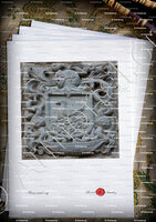 velin-d-Arches-ANIES_Blasón, escudo casa Anies, Abizanda_España