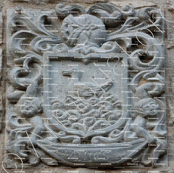 ANIES_Blasón, escudo casa Anies, Abizanda_España