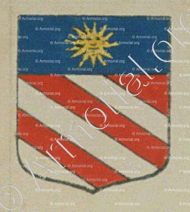 AMELINE de QUINCY (Alsace)_Blason enregistré sous le règne de Louis XIV_France 