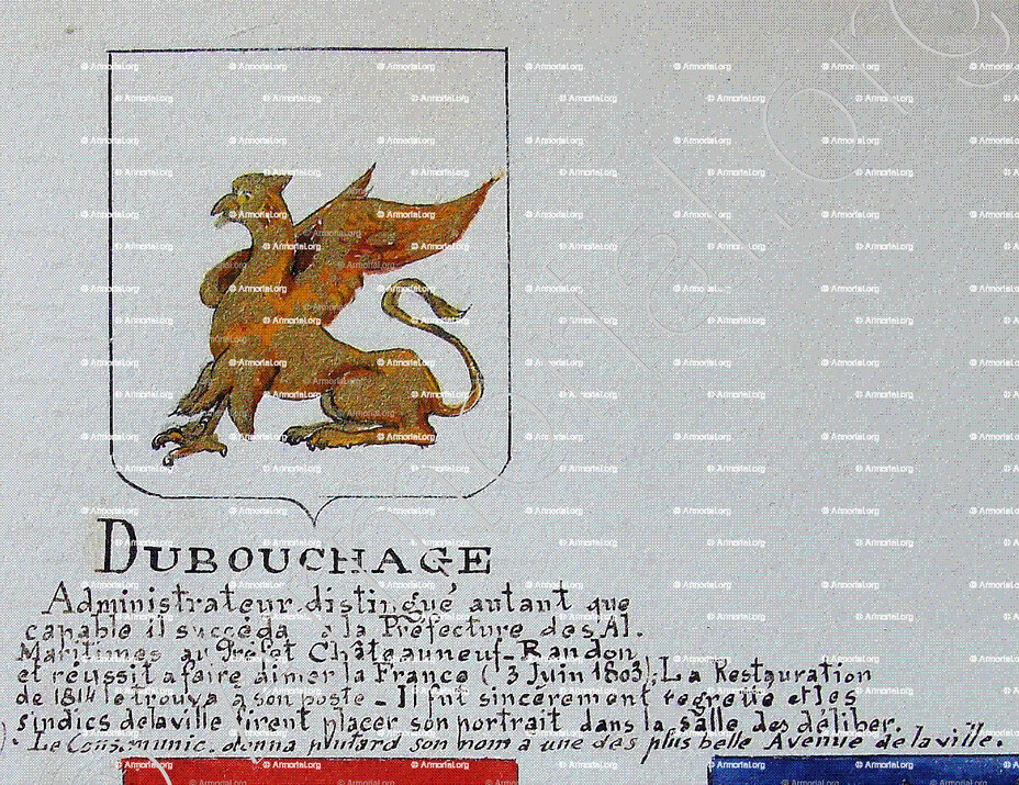 DUBOUCHAGE_Armorial Nice. (J. Casal, 1903) (Bibl. mun. de Nice)_France (i)