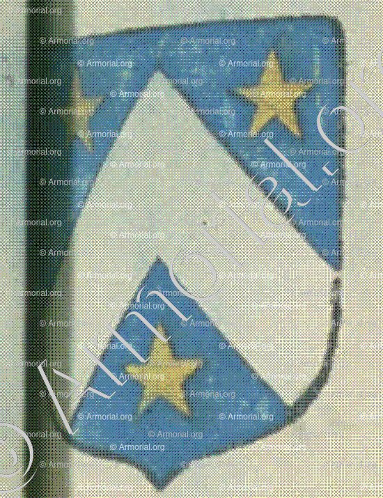 de BONNEVIN (La Rochelle)_Blason enregistré sous le règne de Louis XIV._France