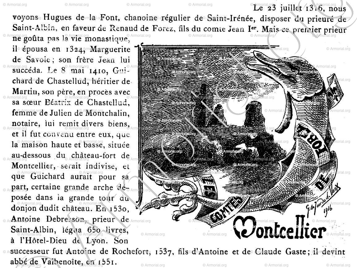 De La FONT d'EAUBONNE