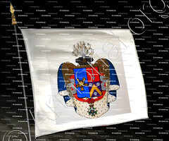 drapeau-GUILLEMINOT_Comtes de l'Empire. Armorial Général de l'Empire français, 1812_France Napoleon Ier..