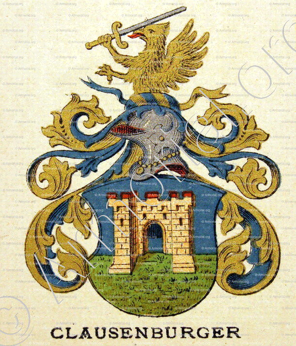 CLAUSENBURGER_Wappenbuch der Stadt Basel . B.Meyer Knaus 1880_Schweiz