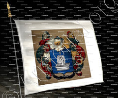 drapeau-De La FONT_seigneur d'Eaubonne. Forez_France (1)