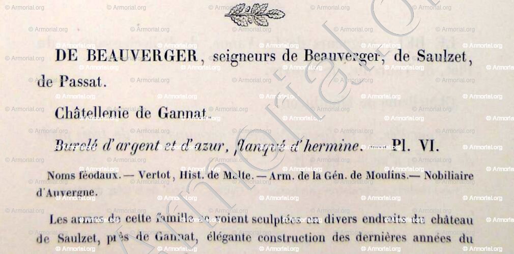 De BEAUVERGER